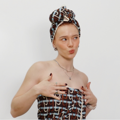 Bambusowy ręcznik do ciała Hejo "Jubilatka" - obrazek 3