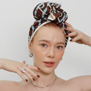 Bambusowy ręcznik do włosów Hejo "Jubilatka"