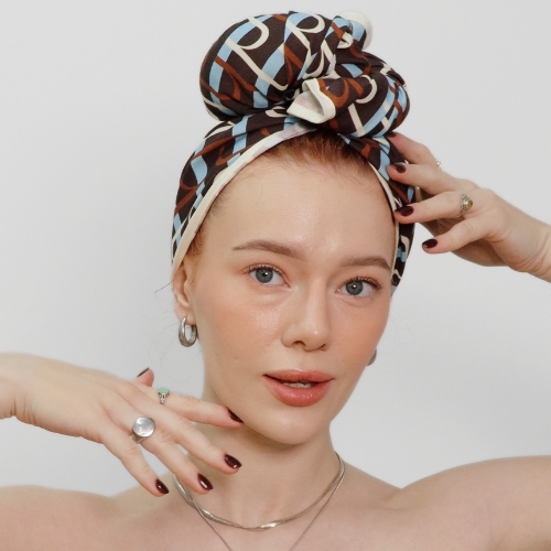 Bambusowy ręcznik do włosów Hejo "Jubilatka"