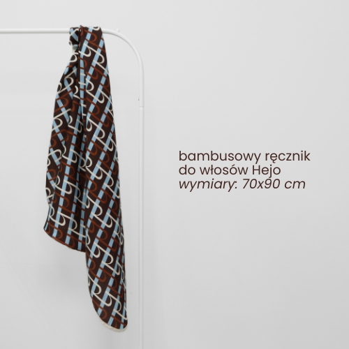 Bambusowy ręcznik do włosów Hejo "Jubilatka" - obrazek 2